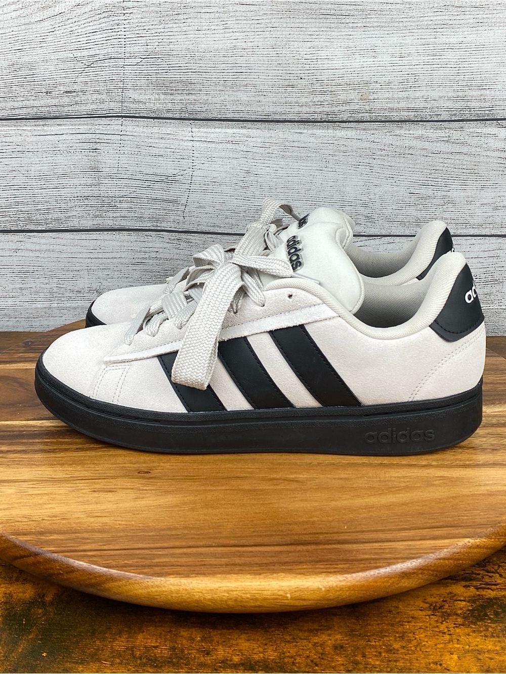 NEW adidas Grand Court Alpha Grey Core Black Men’s Shoe IH1287 Sneaker Size 11.5